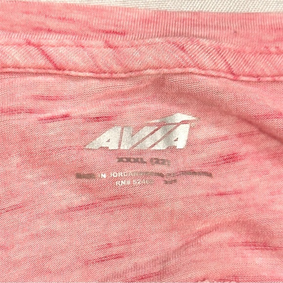 XXXL(22) Avia Pink Short Sleeve Tee - Picture 4 of 4